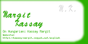 margit kassay business card